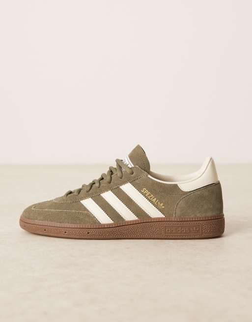adidas Originals Handball Spezial sneakers in khaki cord