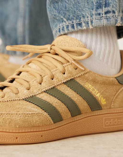 adidas Originals Handball Spezial sneakers in khaki mix