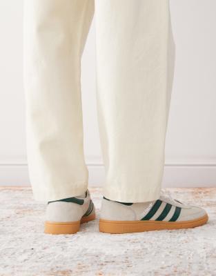 adidas Originals Handball Spezial sneakers in light gray and dark green