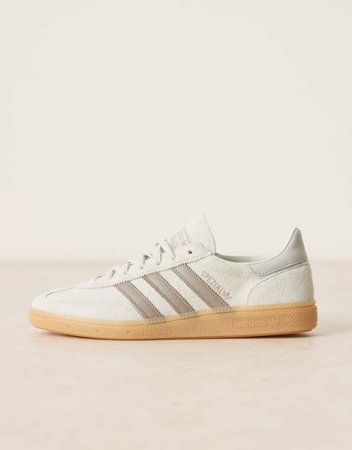adidas Originals Handball Spezial sneakers in light green and gray