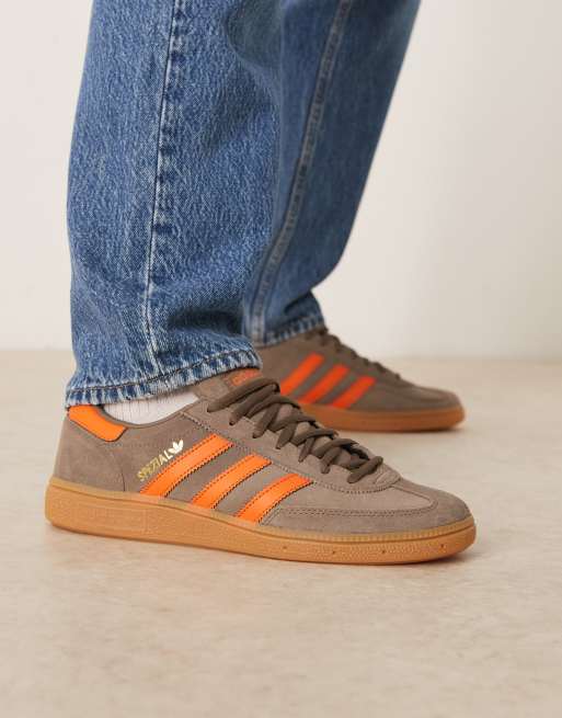 adidas Originals Handball Spezial sneakers in maroon and black