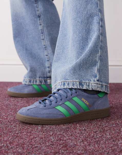 adidas Originals Handball Spezial sneakers in navy and green - view 1