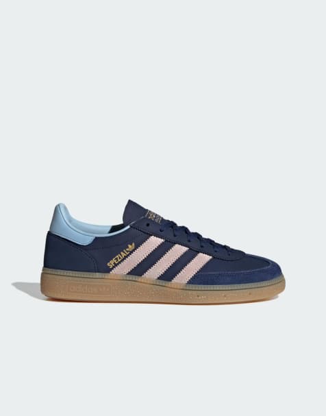adidas Originals Handball Spezial sneakers in navy and pink - view 1
