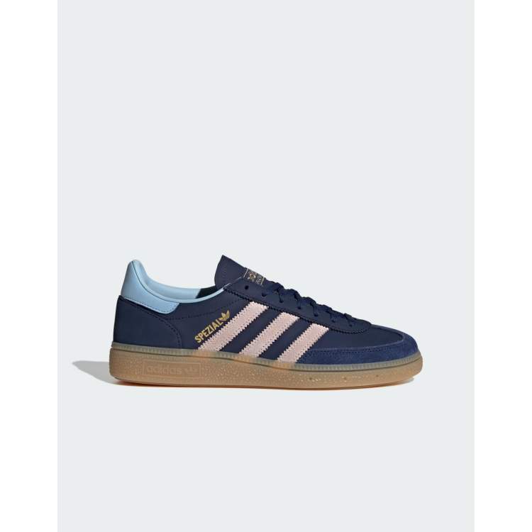 adidas Originals Handball Spezial sneakers in navy and pink | ASOS
