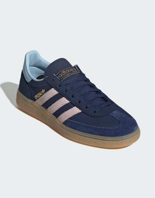 adidas Originals Handball Spezial sneakers in navy and pink