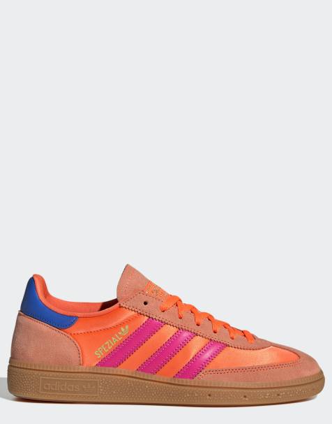 adidas Originals - Handball Spezial - Sneakers in oranje en roze - view 1