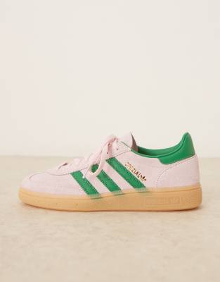 adidas Originals Handball Spezial sneakers in pink and green