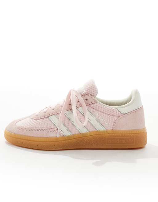 adidas Originals Handball Spezial sneakers in pink and white