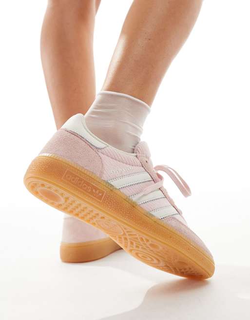 adidas Originals Handball Spezial sneakers in pink and white