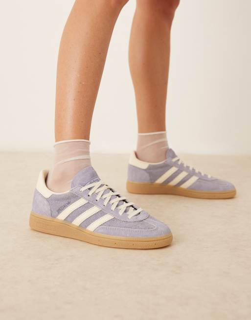 adidas Originals Handball Spezial sneakers in purple and white