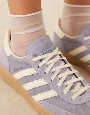 adidas Originals Handball Spezial sneakers in purple and white