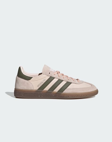 adidas Originals - Handball Spezial - Sneakers in roze en kaki - view 1