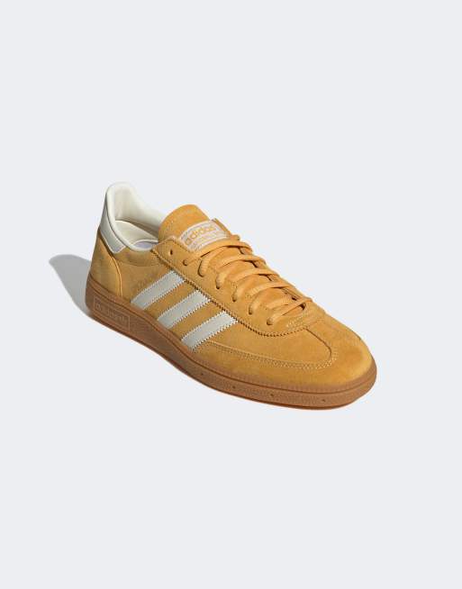 adidas Originals Handball Spezial sneakers in yellow and white