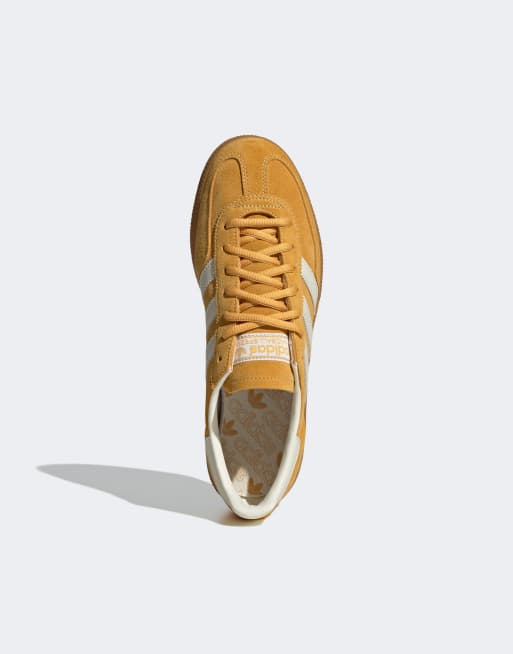 adidas Originals Handball Spezial sneakers in yellow and white