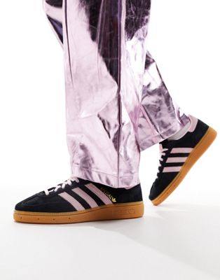 adidas Originals Handball Spezial trainers in black and pink - ASOS Price Checker