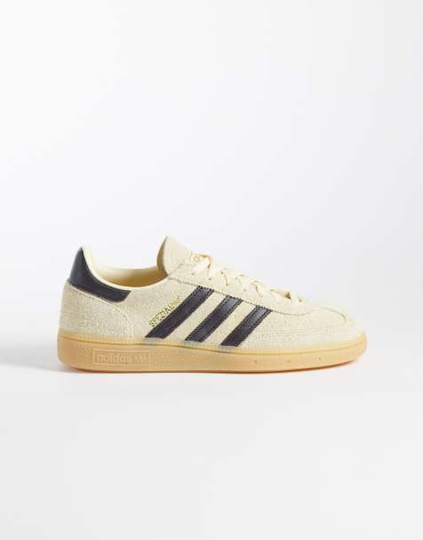 adidas Originals Handball Spezial trainers in cream & brown - view 1
