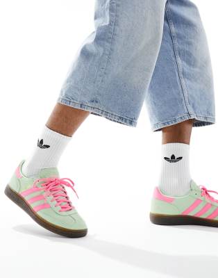  Handball Spezial trainers in green and pink