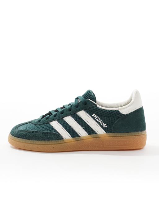 Adidas green spezial trainers deals