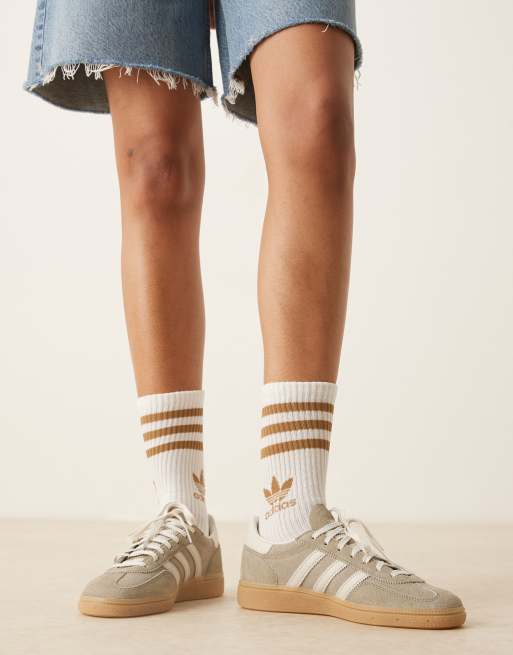 adidas Originals Handball Spezial trainers in grey and silver