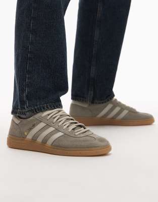  Handball Spezial trainers in grey with gum sole