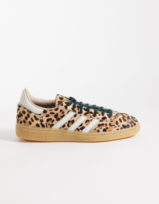  Handball Spezial trainers in leopard print with gum sole 