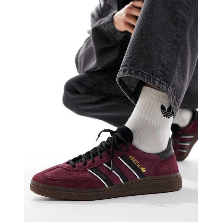 Maroon on sale adidas trainers