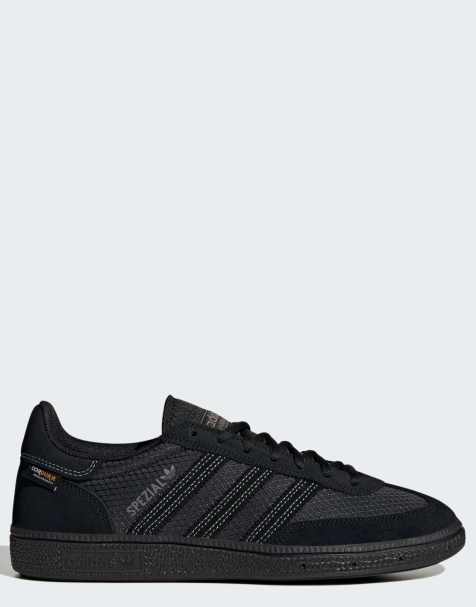 adidas Originals Handball spezial trainers in triple black - view 1