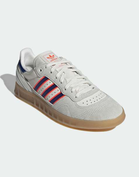 adidas Originals Handball top rm shoes in crystal white / victory blue / - view 1