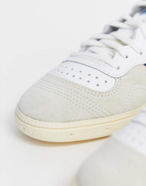 Adidas originals handball top top trainers in white