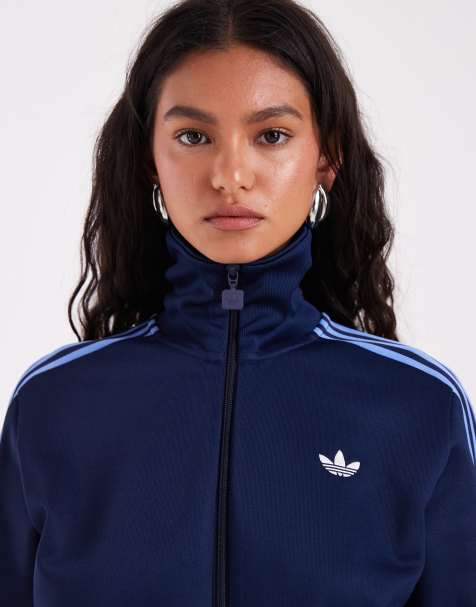 adidas Originals haut de survêtement classique bleu marine et bleu - view 1