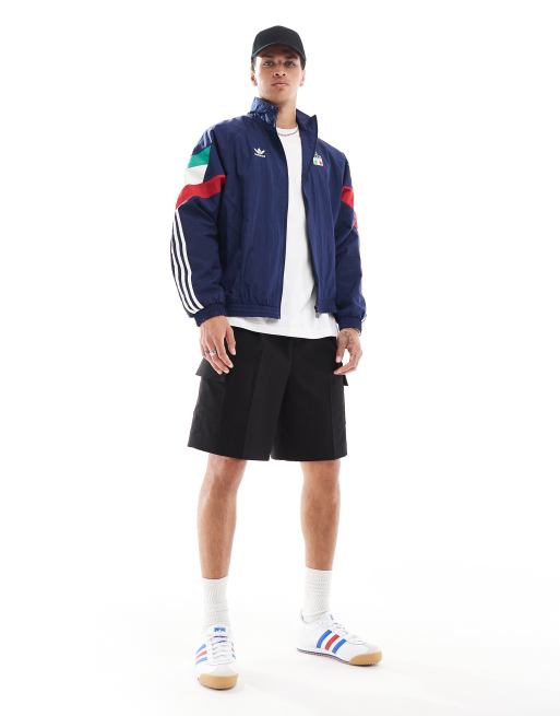adidas Originals - Haut de survêtement Italie - Bleu