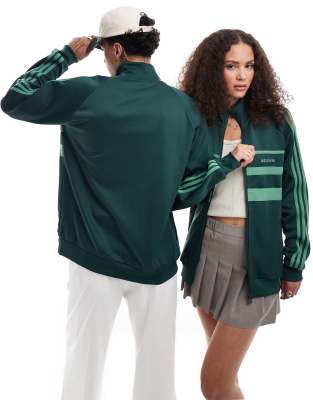 adidas Originals - Haut de survêtement unisexe - Vert foncé | ASOS