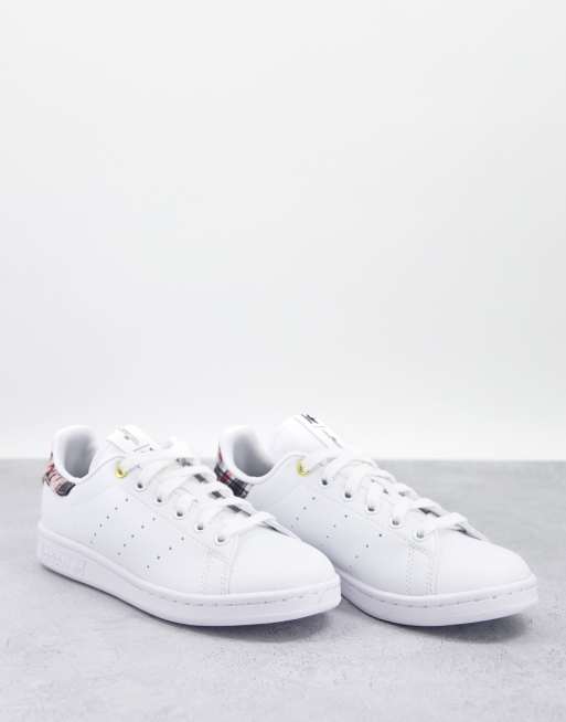 adidas Originals - Her Studio Stan Smith - Hvide sneakers med hælprint