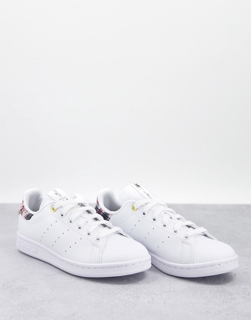 adidas Originals Her Studio Stan Smith trainers in white with heel print
