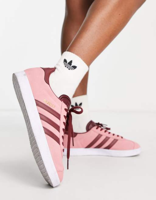 Adidas gazelle rosas discount