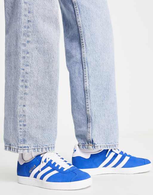Adidas gazelle royal blue mens sales