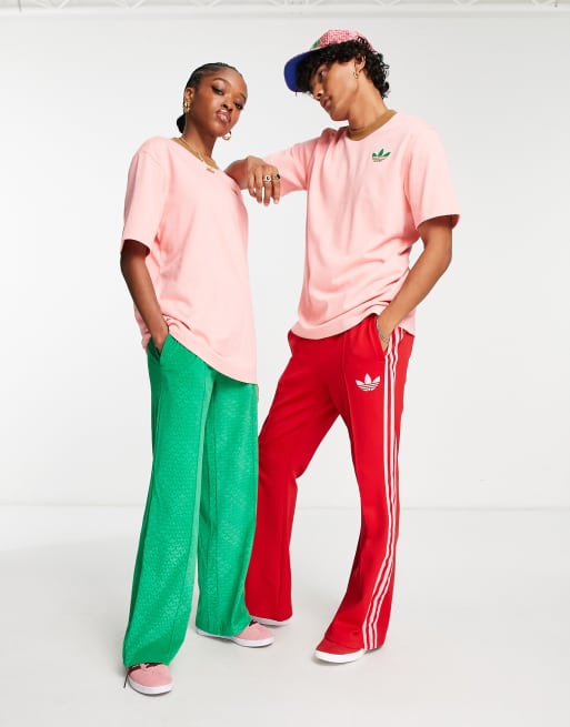 Pink and discount green adidas outfit