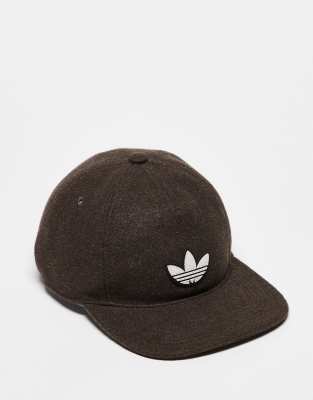 Adidas Originals Heritage Unisex Cap In Brown