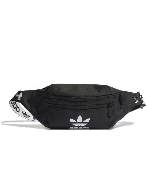 adidas Originals - Heuptasje met trefoil in zwart