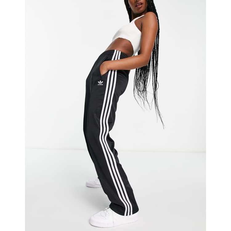 adidas Originals high shine track pant in black | ASOS