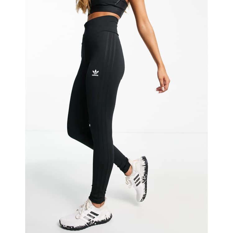 adidas Originals high waisted leggings in black | ASOS