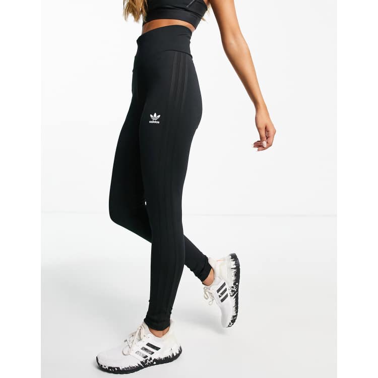 adidas Originals high waisted leggings in black | ASOS