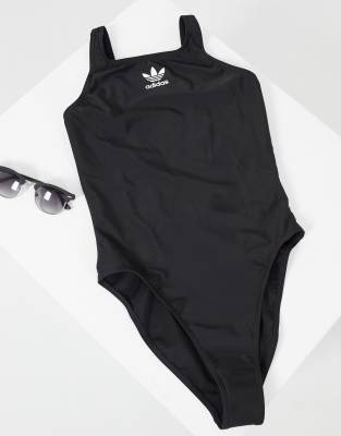 adidas high neck swimsuit