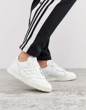 adidas gazelle silver green womens ADIDAS NORA WHITE / WHITE / IVORY– Bluetile Skateboards main image 1
