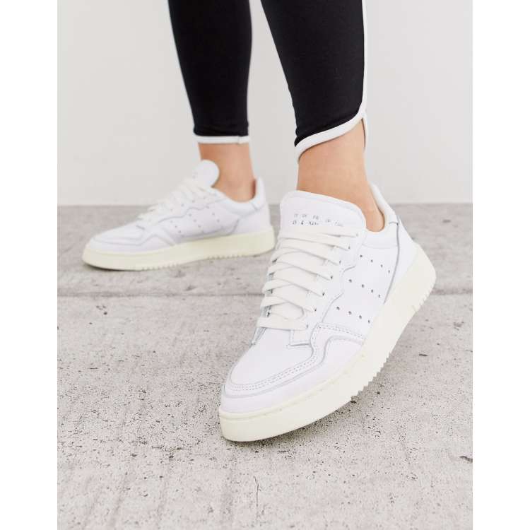 gips gevolg zeewier adidas Originals Home Of Classics Supercourt sneakers in white | ASOS