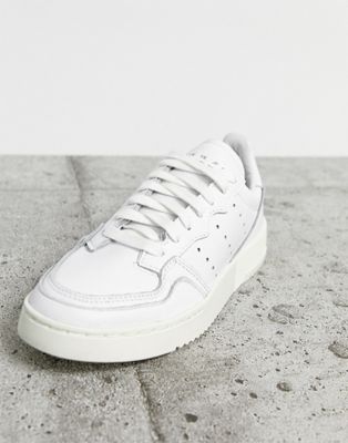 adidas originals supercourt trainers in white x home of classics edition