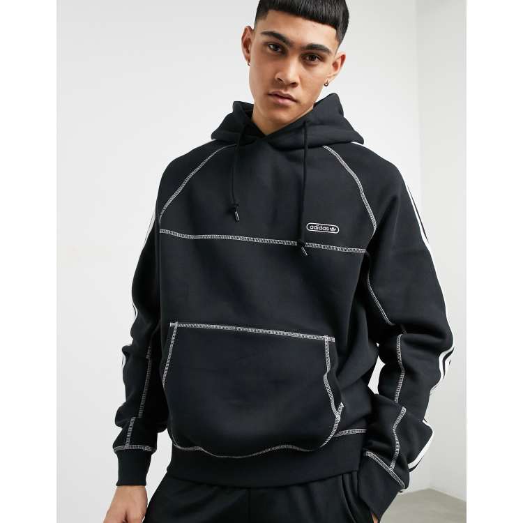 Adidas eqt outline black pullover outlet hoodie