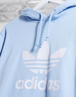 pastel blue adidas hoodie