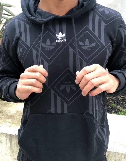 Adidas originals monogram on sale hoodie