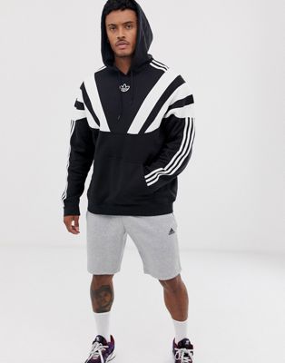 adidas Originals hoodie with 3 stripes 